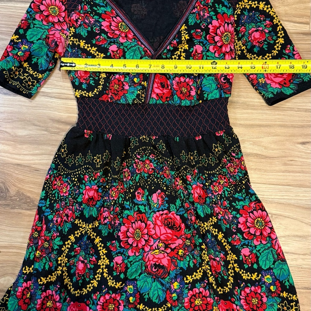 Free People Women’s Small Floral Boho Dress - Picture 6 of 7